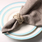 Braided Jute Napkin Ring - Set of 10