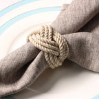 Braided Jute Napkin Ring - Set of 10