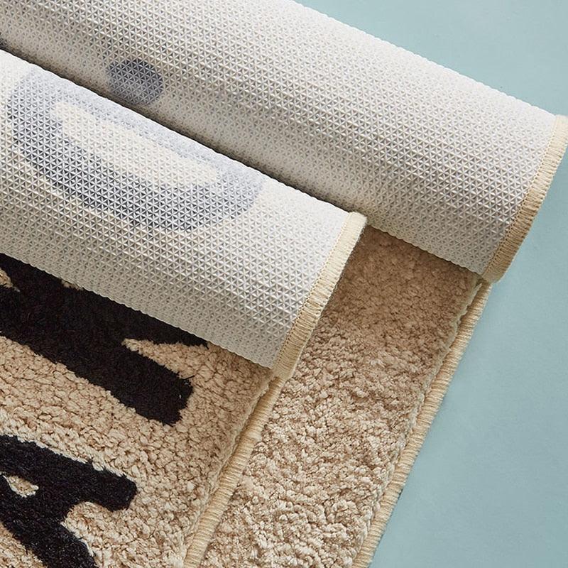 Bath mat with tits