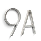 Silver modern house numbers