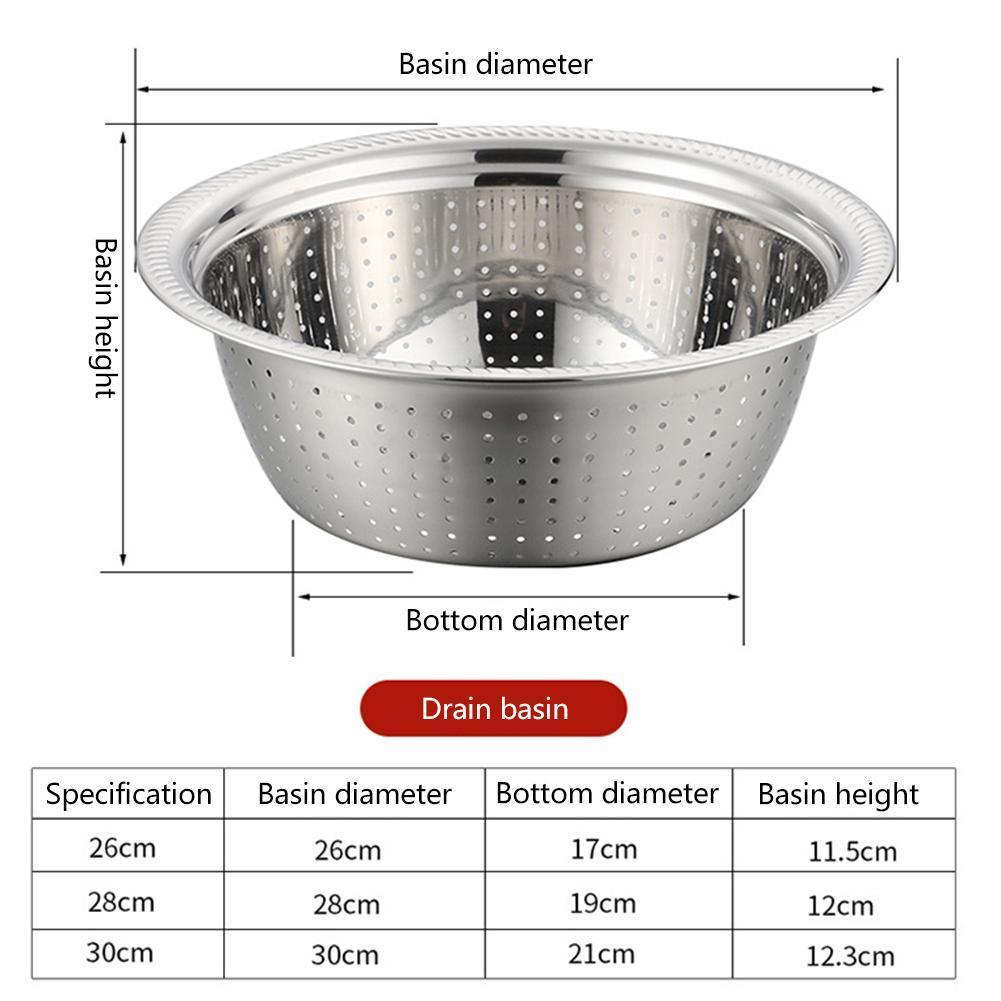Multifunctional Stainless Steel Basin