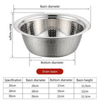 Multifunctional Stainless Steel Basin