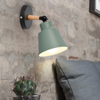 RoyaleGlow Sleek Modern Wood Wall Lamp - Modern Home Lighting