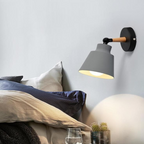 RoyaleGlow Sleek Modern Wood Wall Lamp - Modern Home Lighting