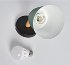 RoyaleGlow Sleek Modern Wood Wall Lamp - Modern Home Lighting