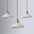 Scandinavian White Ceramic Pendant Light