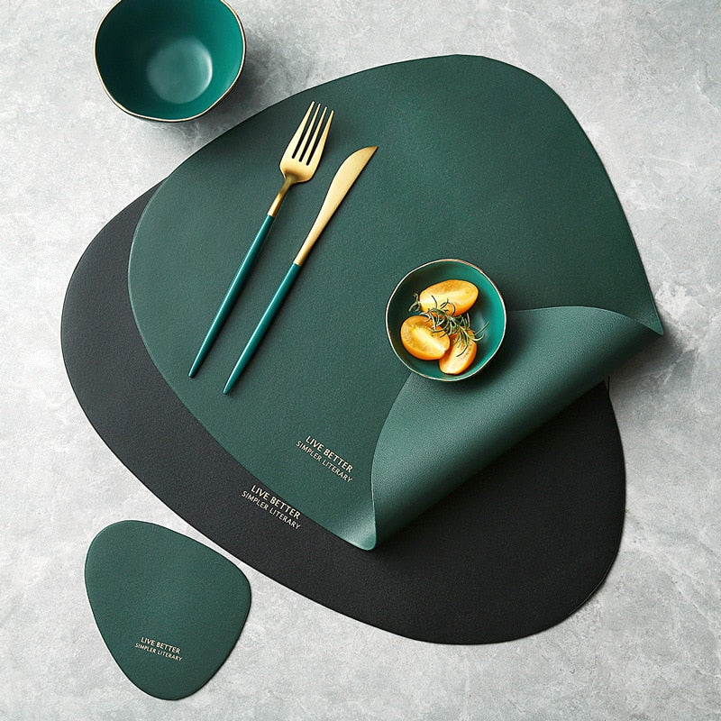 4 Colors Triangle Placemat Set