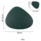4 Colors Triangle Placemat Set