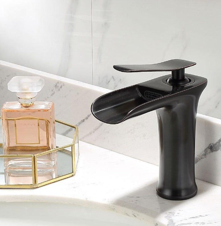 Modern Waterfall Bathroom Tap – Stylish Design & Elegant Water Flow
