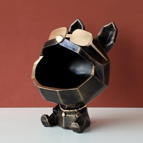 Decorative storage bowl - elegant solution for displaying dog figurines