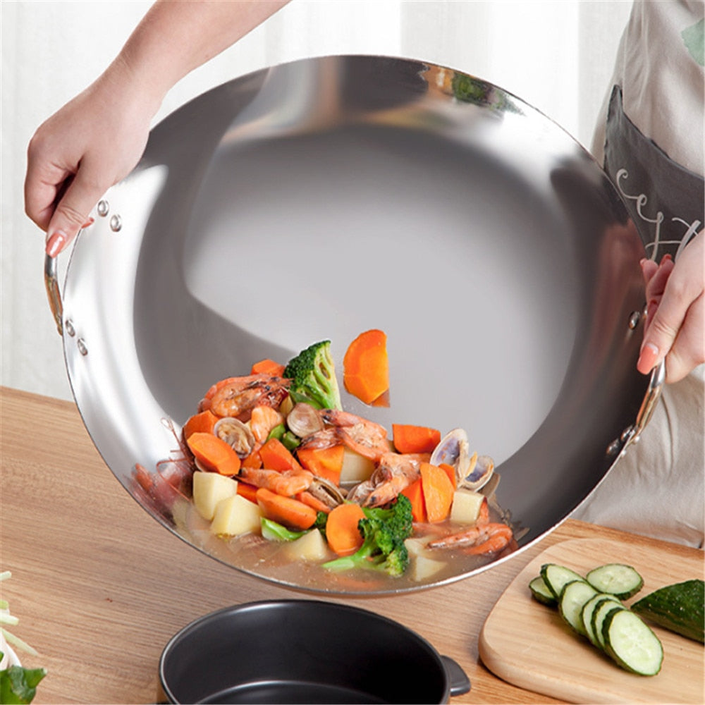 Stainless Steel Wok Wellington (4 Sizes)
