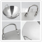 Stainless Steel Wok Wellington (4 Sizes)