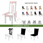 Solid Stretch Chair Covers