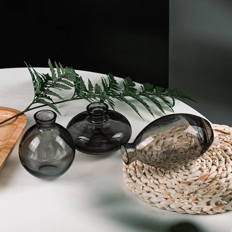 TrioVase Glass Vases Set | Stylish Design | Perfect Decoration | Available in various colors