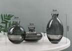 TrioVase Glass Vases Set | Stylish Design | Perfect Decoration | Available in various colors