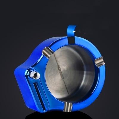 Retro Metal Ashtray 10000 Match Lighter