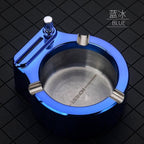 Retro Metal Ashtray 10000 Match Lighter