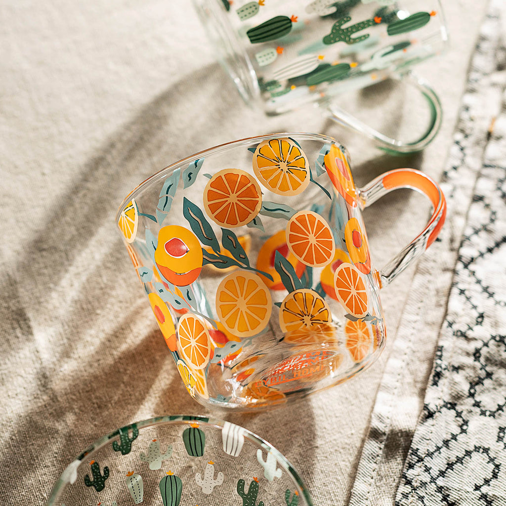 HighLand Printed Glass Measuring Cup