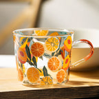HighLand Printed Glass Measuring Cup