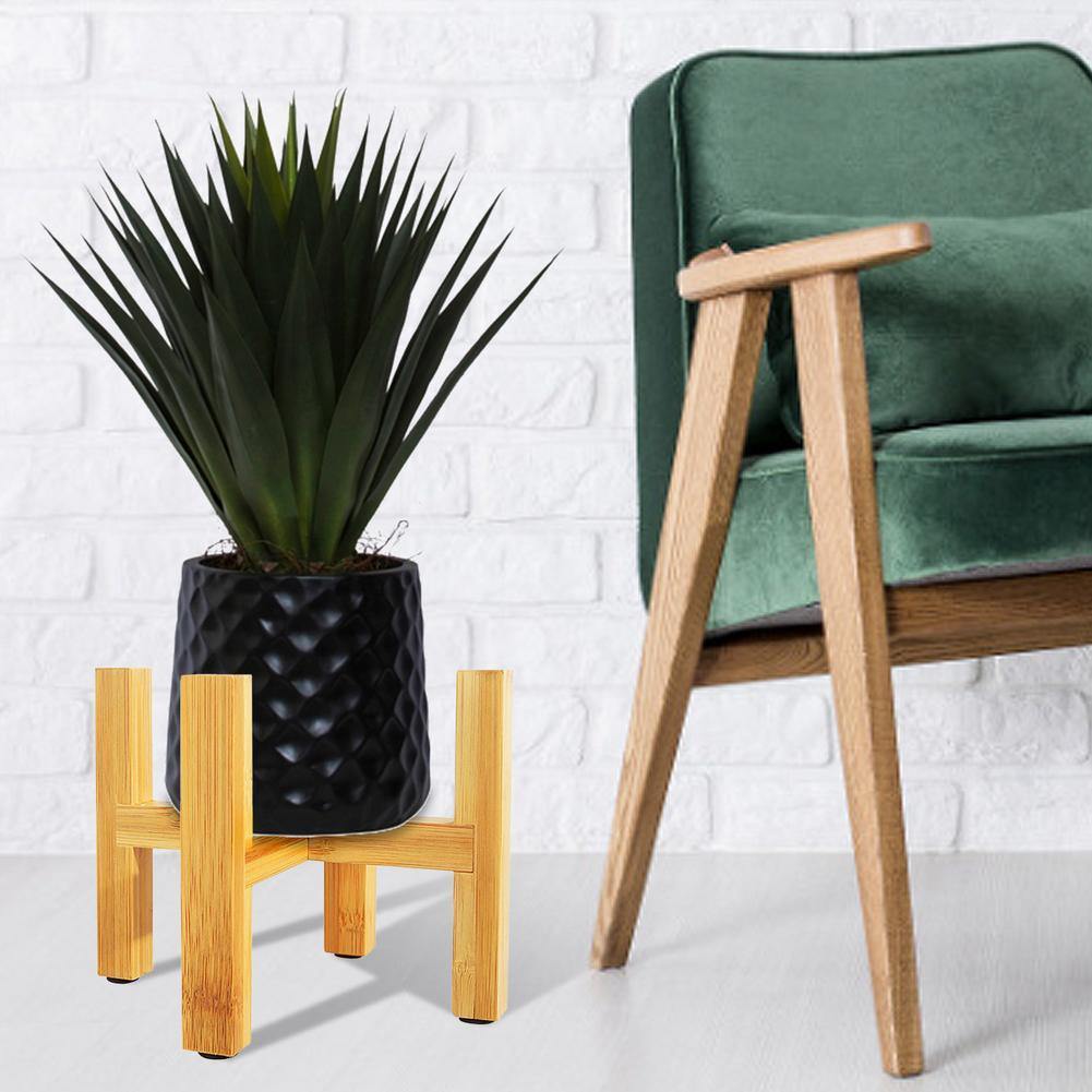 BambooElevate Plant Stand made of bamboo wood | Adjustable & Stable | Perfect for indoors