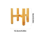 BambooElevate Plant Stand made of bamboo wood | Adjustable & Stable | Perfect for indoors
