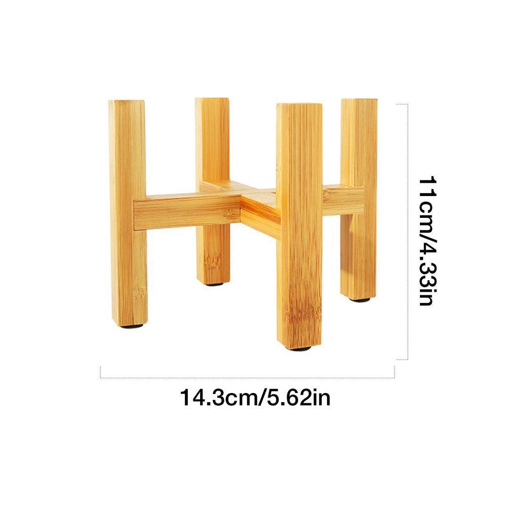 BambooElevate Plant Stand made of bamboo wood | Adjustable & Stable | Perfect for indoors