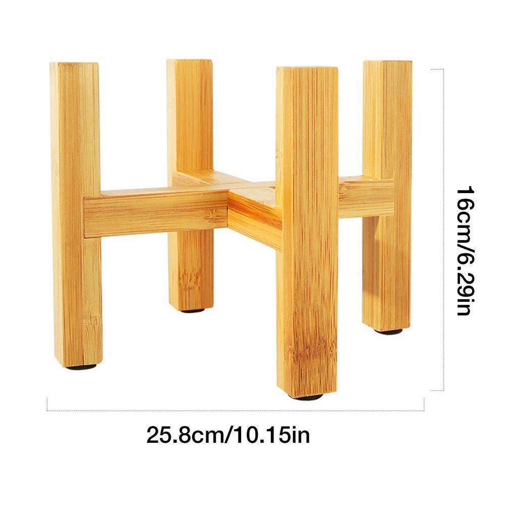 BambooElevate Plant Stand made of bamboo wood | Adjustable & Stable | Perfect for indoors