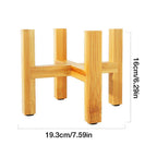 BambooElevate Plant Stand made of bamboo wood | Adjustable & Stable | Perfect for indoors