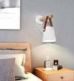 Wood Nordic Hanging Wall Lamp