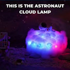 Astronaut Colorful Clouds Night Light