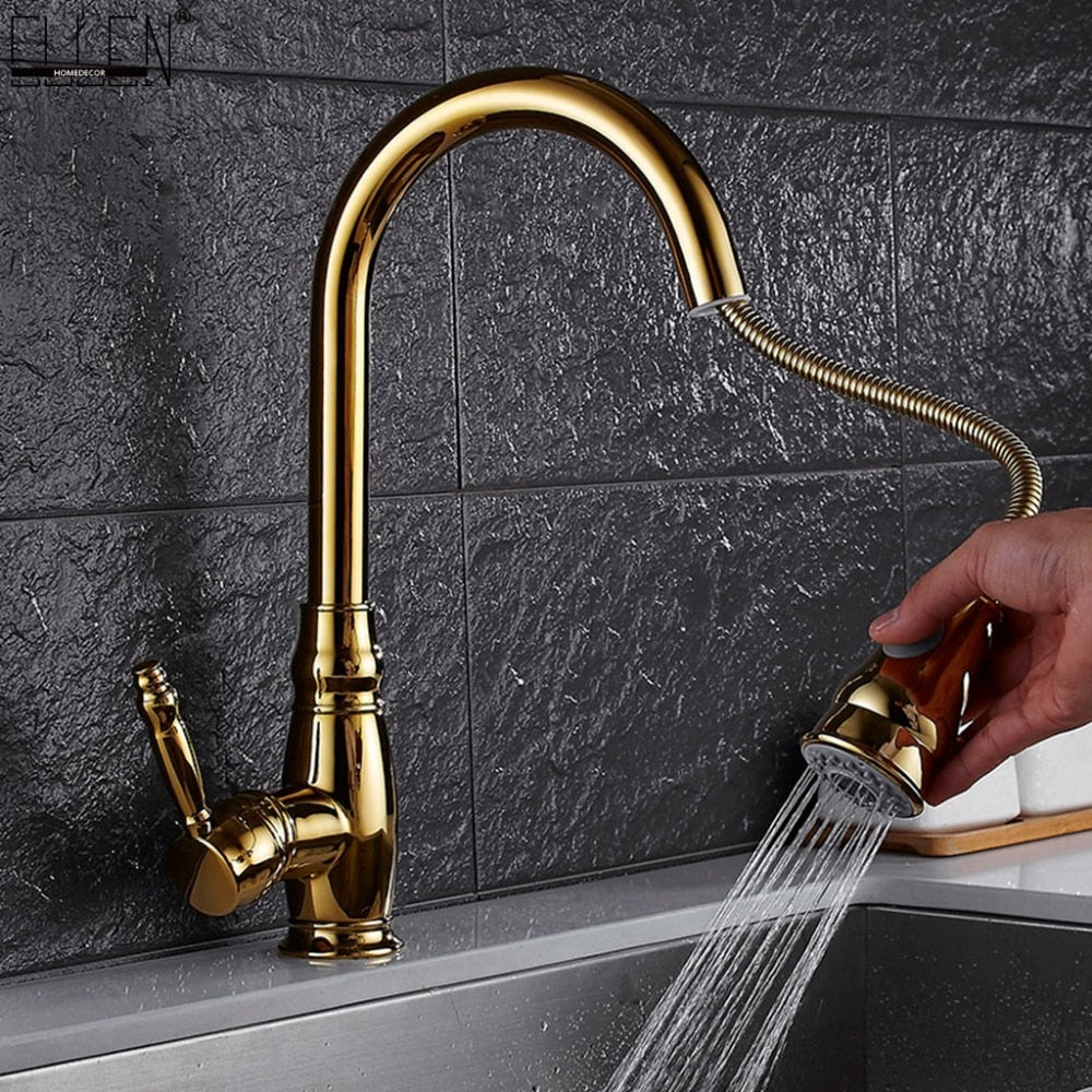 Ashby - Retractable kitchen faucet
