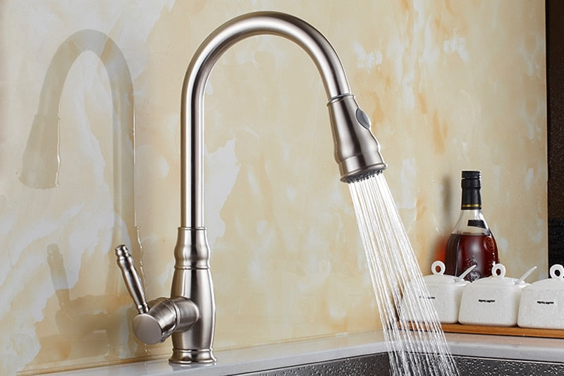 Ashby - Retractable kitchen faucet