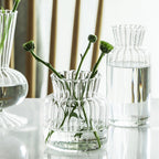 Petal-Textured-Glass Accents & Vases