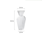Petal-Textured-Glass Accents & Vases