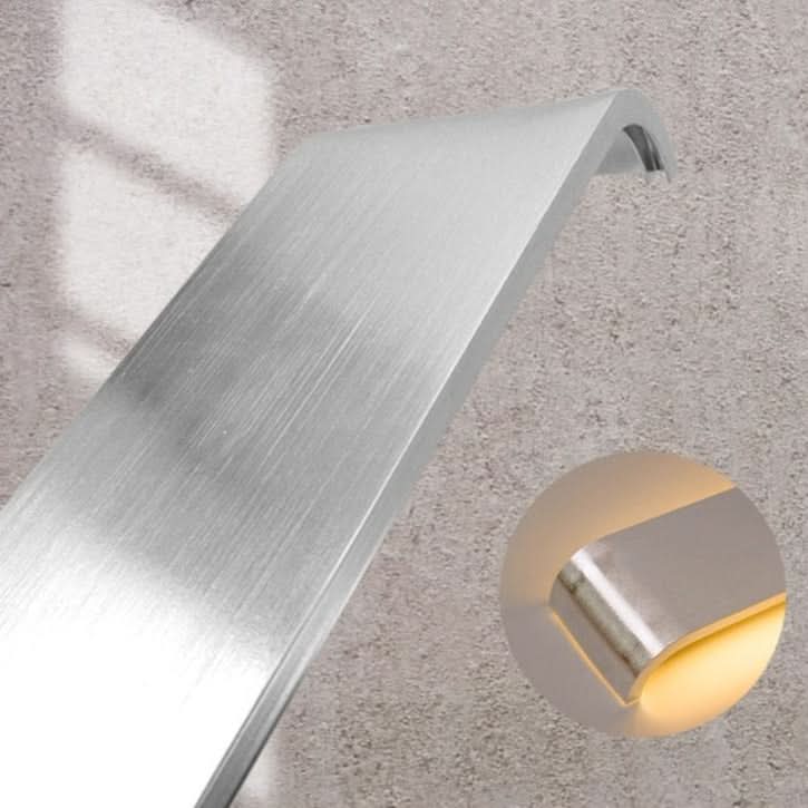 Contemporary LED Wall Lamp – Sleek Black Aluminum Light