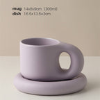 Timeless Elegance - Minimalist Porcelain Cup and Saucer Set