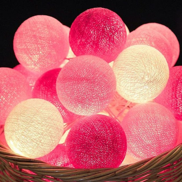 Ballton - Cotton glowing ball swing | Various color combinations