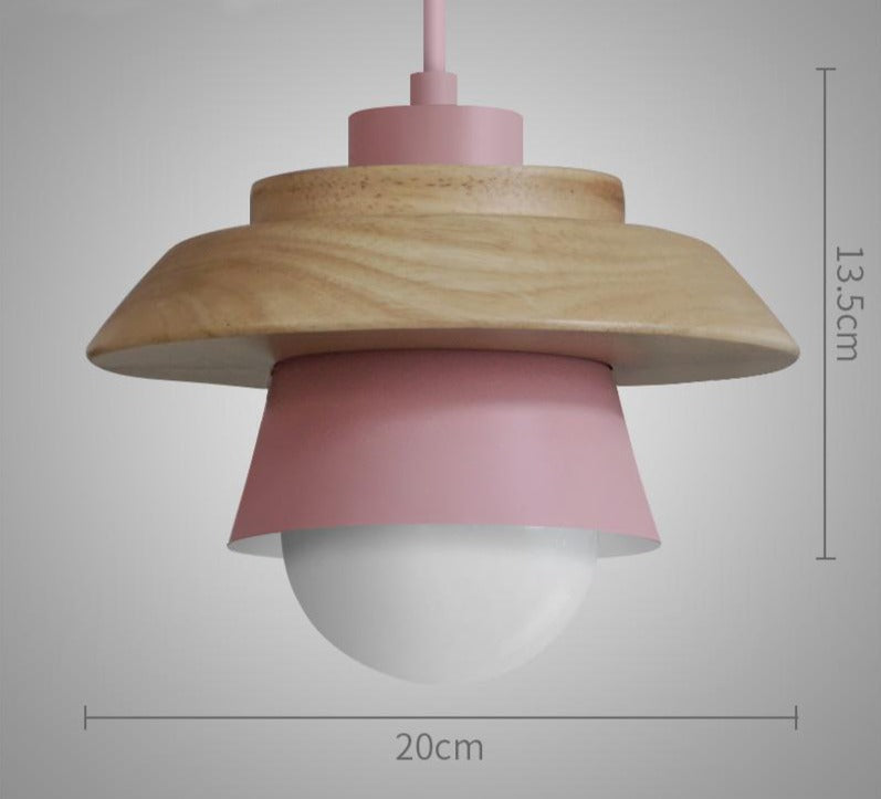 Modern Nordic Wooden Pendant Light
