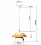 Modern Nordic Wooden Pendant Light