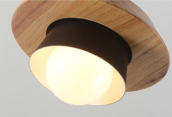 Modern Nordic Wooden Pendant Light