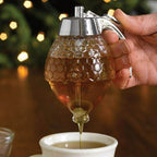 Honeycomb Jar Honey Dispenser