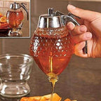 Honeycomb Jar Honey Dispenser