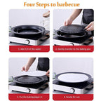 Korean Portable Non-stick BBQ Grill Pan