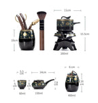 Vintage Chinese Style Unique Ceramic Tea Set