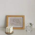 Cube Soy Wax White Candle