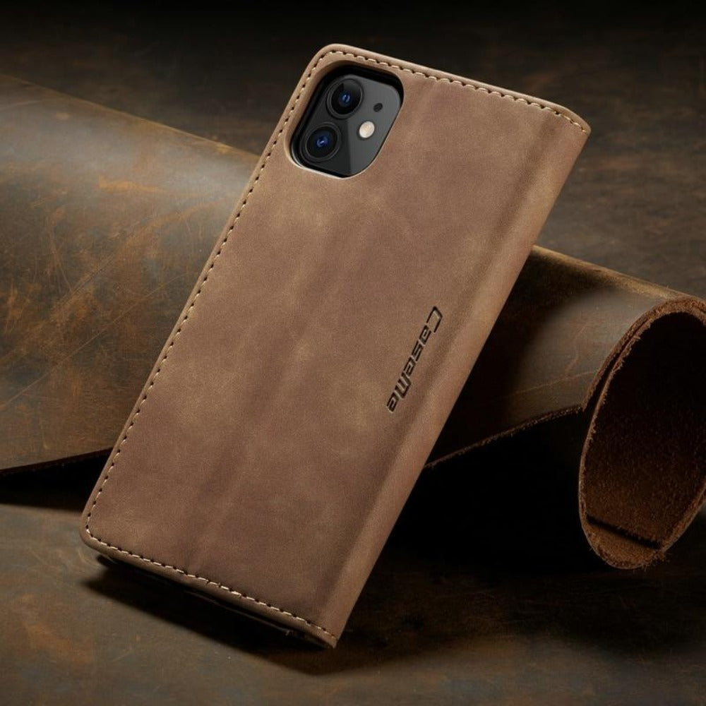Magnetic Flip Wallet Case for iPhone