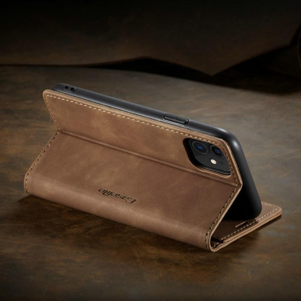 Magnetic Flip Wallet Case for iPhone