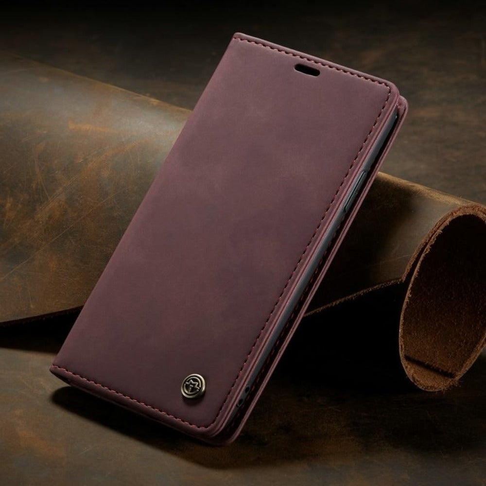 Magnetic Flip Wallet Case for iPhone