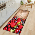 CookEase Food-Themed Kitchen Mat | Non-slip & Water-Repellent | Comfort Mat for Kitchen & Household