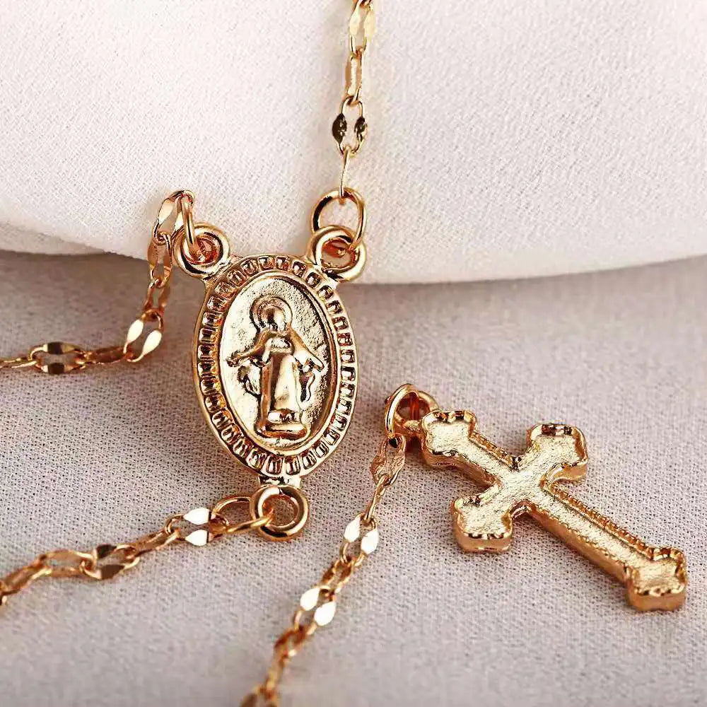 Spiritual Rosary Necklace – Stylish Faith Jewelry for Any Occasion